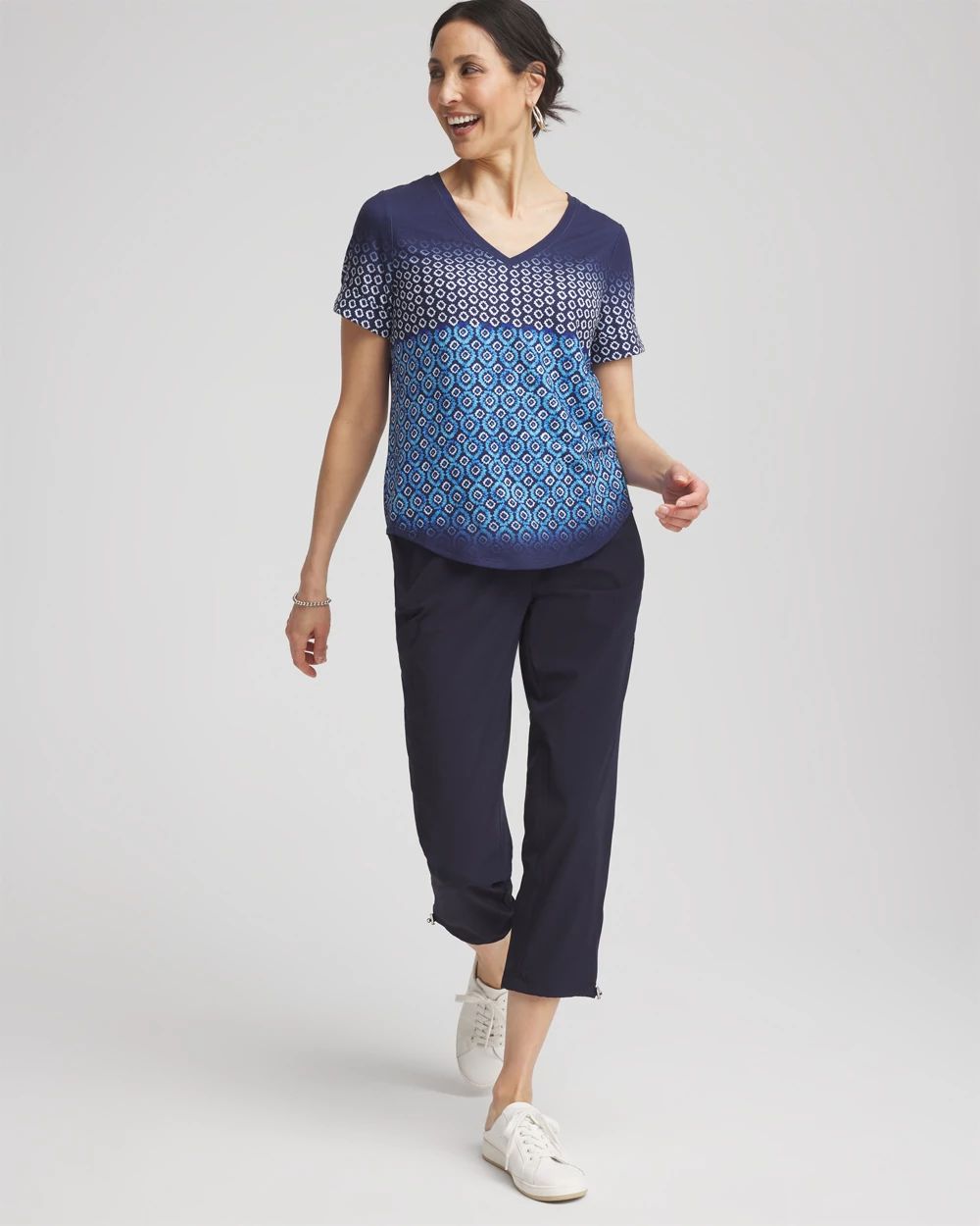 Zenergy® Graphic Ombre V-Neck Tee | Chico's
